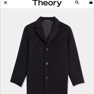 Theory Double-Faced Cashmere Suffolk Coat